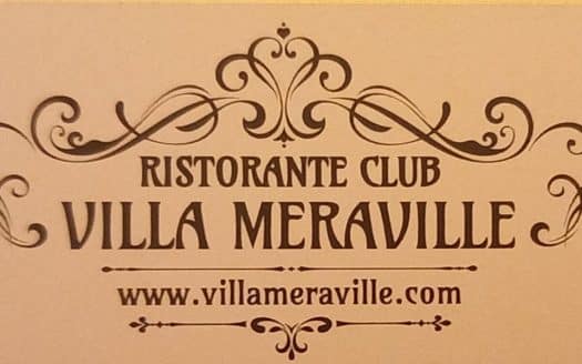 VILLA MERAVILLE Ristorante Club